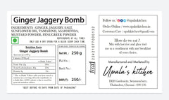Ginger Jaggery Bomb - Upala's Kitchen