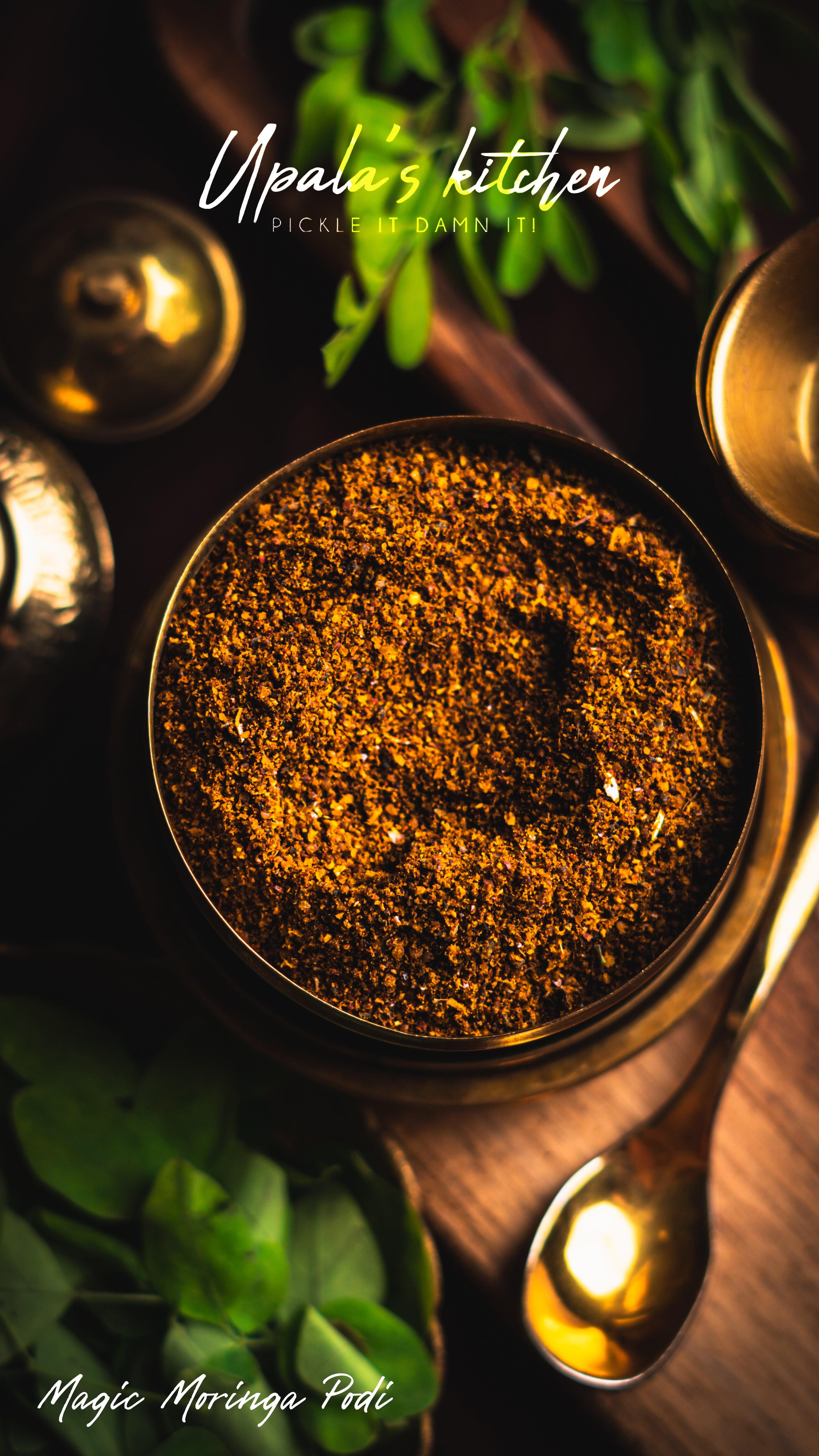 Magic Moringa Podi (Contains Garlic)