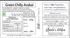Green Chilly Avakai