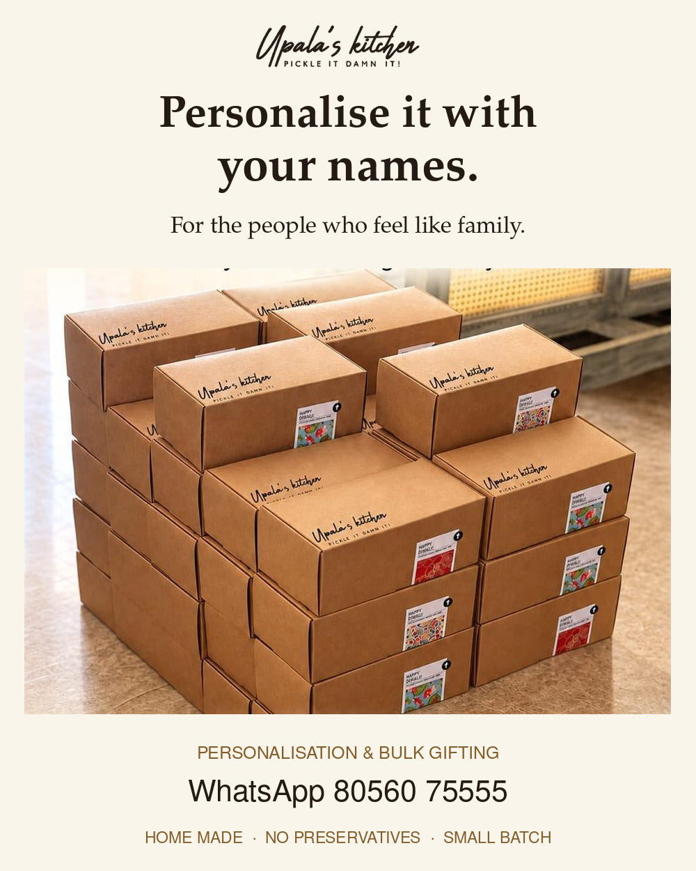 Pre- order Diwali Hampers - PICKLE IT  DAMN IT box - MatchBox Style