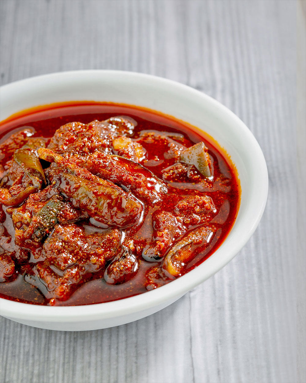 Fried Brinjal Avakai