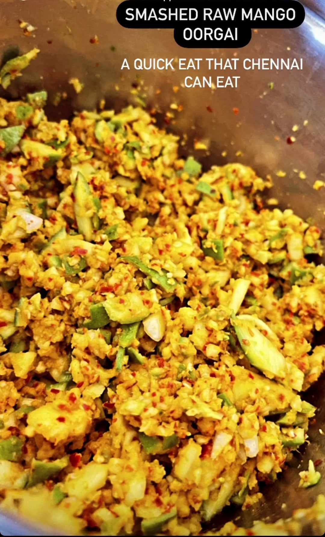 Smashed Raw Mango Oorgai (Local Delivery Only) - Upala's Kitchen