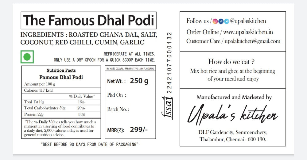 The Famous Dhal Podi - Upala's Kitchen