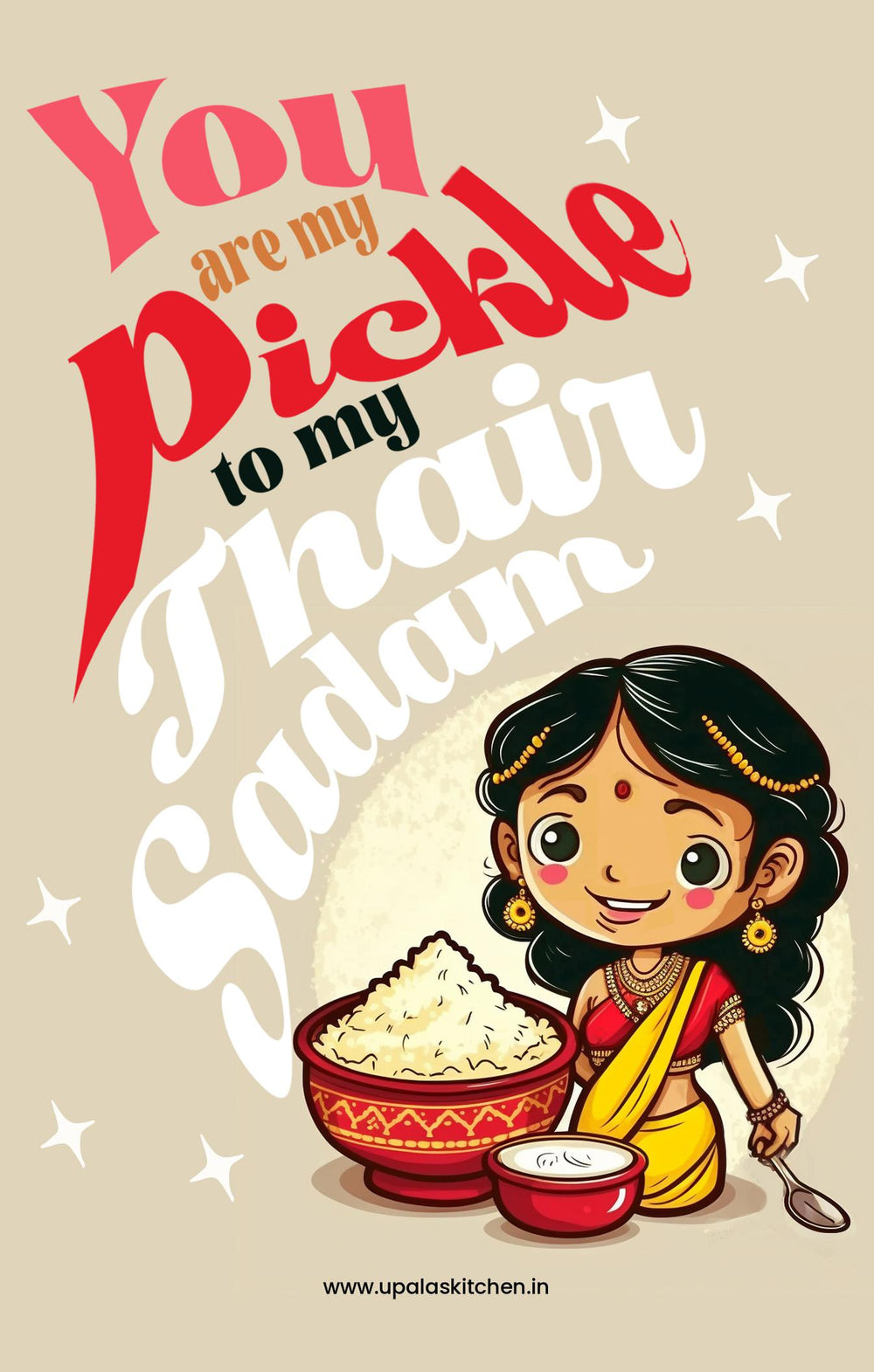 You are my Pickle to my Thair Sadam ! (Fridge Magnet ) - Upala's Kitchen