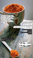 Spiced Coconut Podi - Upala's Kitchen